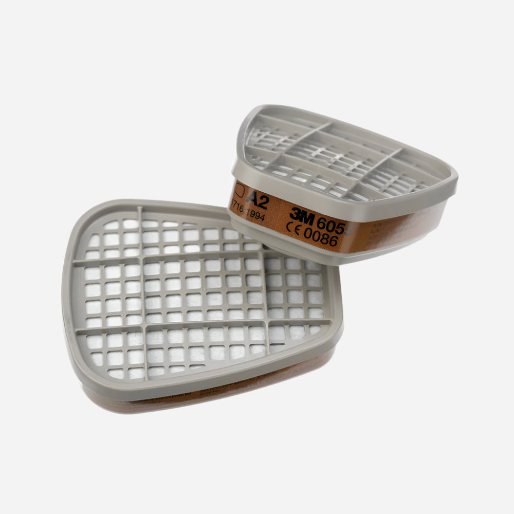 3M 6055 SERIES BAYONET GAS & VAPOUR FILTER - A2