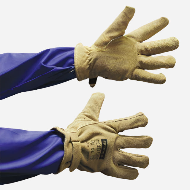 GRANGE WOOL-LINED LEATHER COLD STORAGE GLOVE