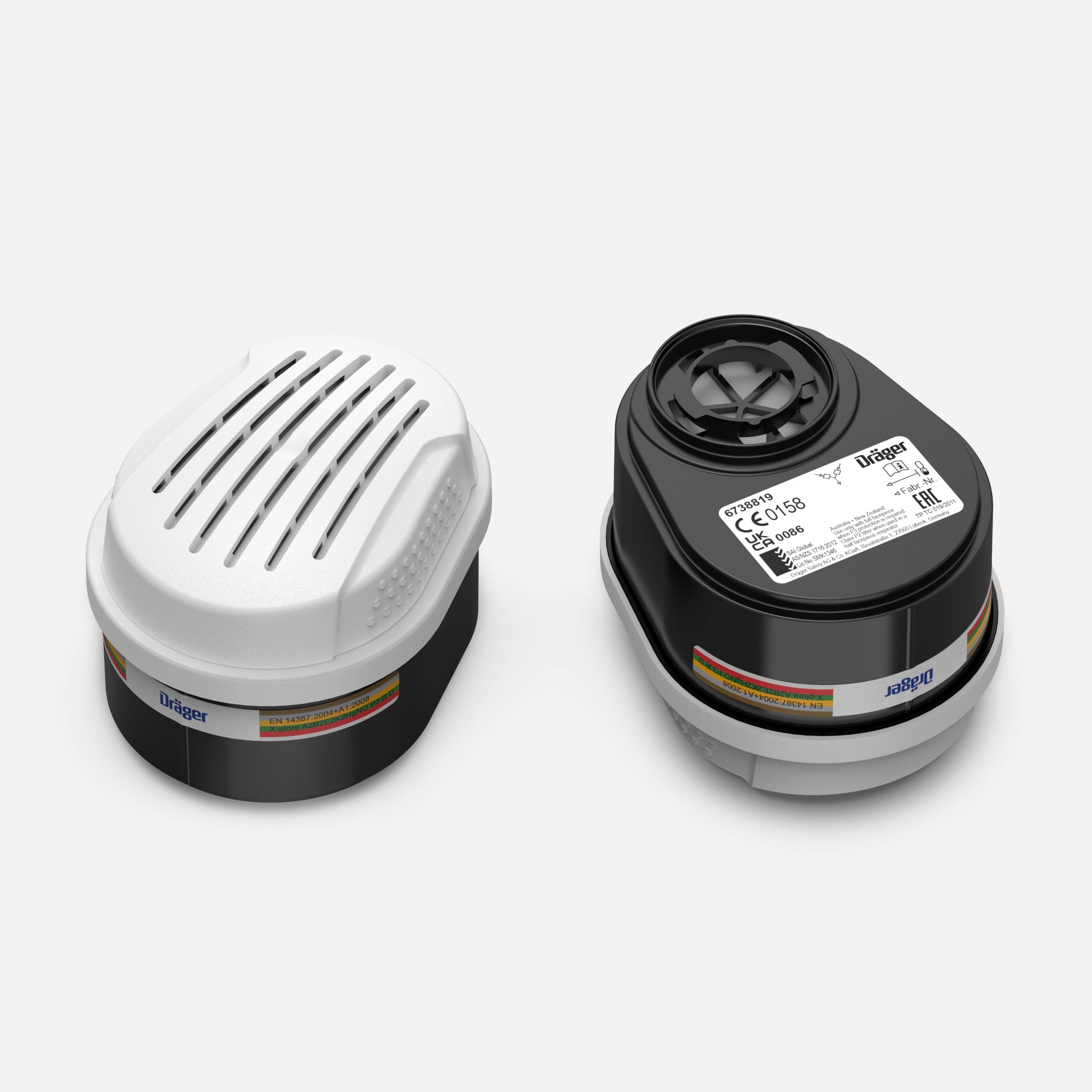 DRÄGER X-PLORE BAYONET COMBINATION FILTER - A1B1E1K1HgP3 R D