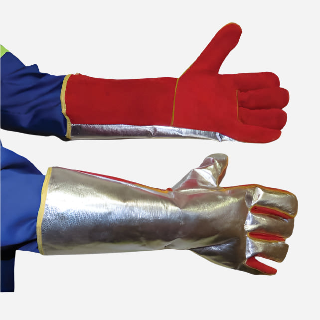 GRANGE FOUNDRY GLOVE - ALUMINISED LEATHER