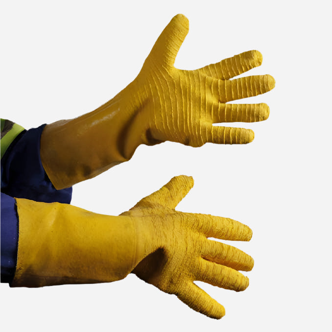 GRANGE COMOREX LATEX GLOVE - 20CM ELBOW LENGTH