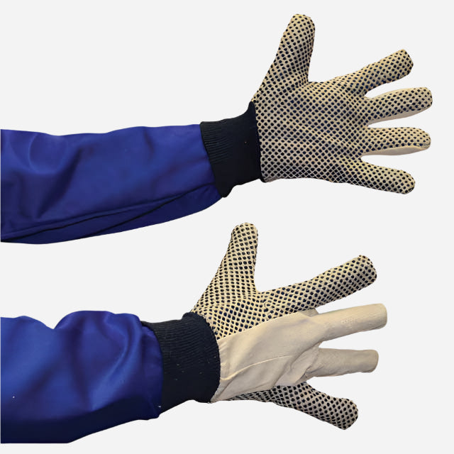 GRANGE COTTON POLKA-DOT GRIP GLOVE - ELASTIC CUFF