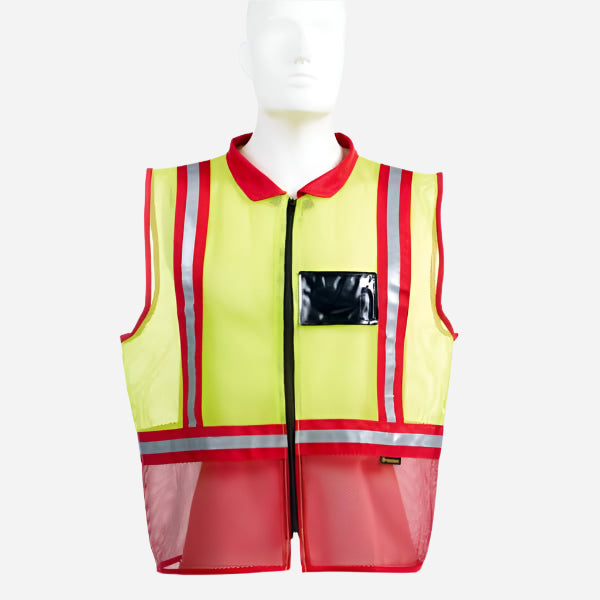 DROMEX TWO-TONE MESH REFLECTIVE VEST