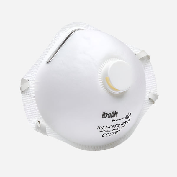 DROMEX VALVED DISPOSABLE MOULDED FFP2 MASK