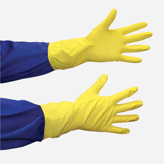 GRANGE TEXTURED NITRILE CHEMICAL GLOVE - YELLOW 30CM