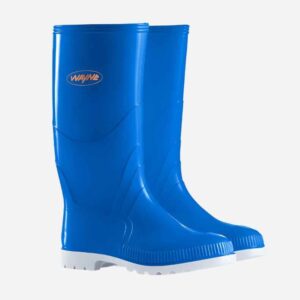 WAYNE DURALIGHT NITRILE PVC GUMBOOT BLUE SABS - MENS